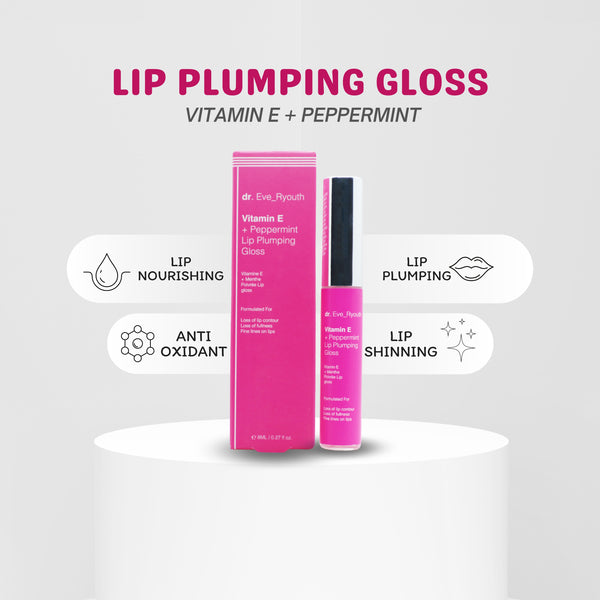 Vitamin E + Peppermint Lip Plumping Gloss 8ml