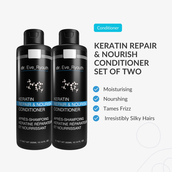 Keratin Repair & Nourish Conditioner 300 ml x 2