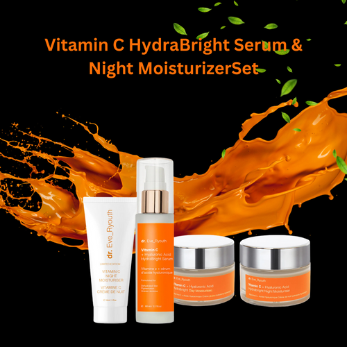 Stay Radiant and Hydrated This Winter with Our Vitamin C HydraBright Serum & Night Moisturizer Set
