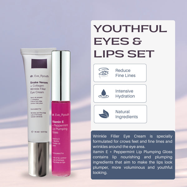 Youth Lip Plumper & Pro-Eye Cream Set