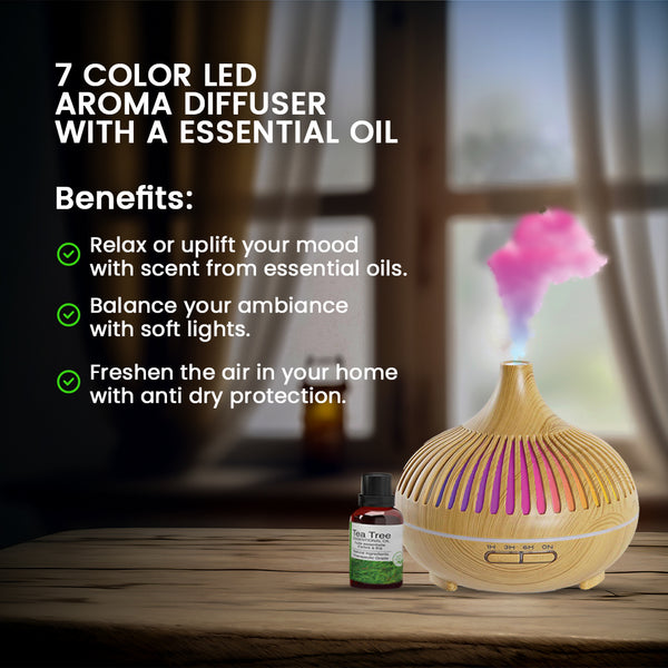 7 Color led aroma diffuser