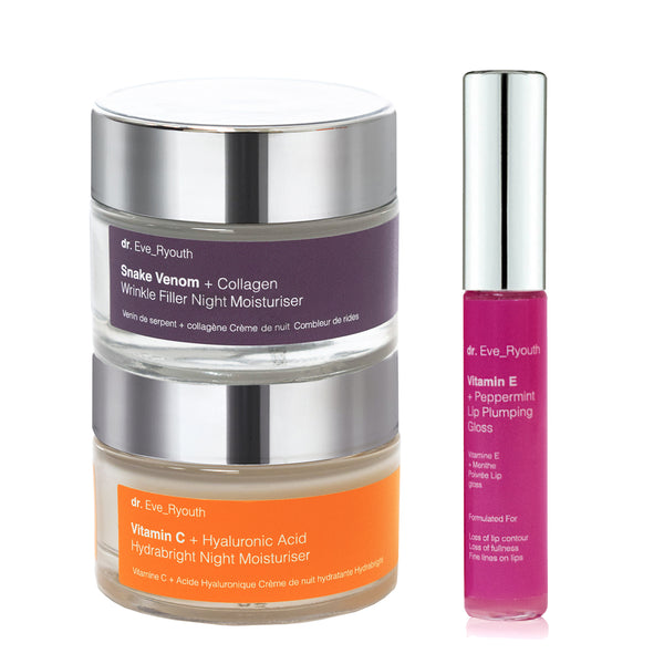 Pro-Night Treatment Duo & Lip Plumping Treatment Set
