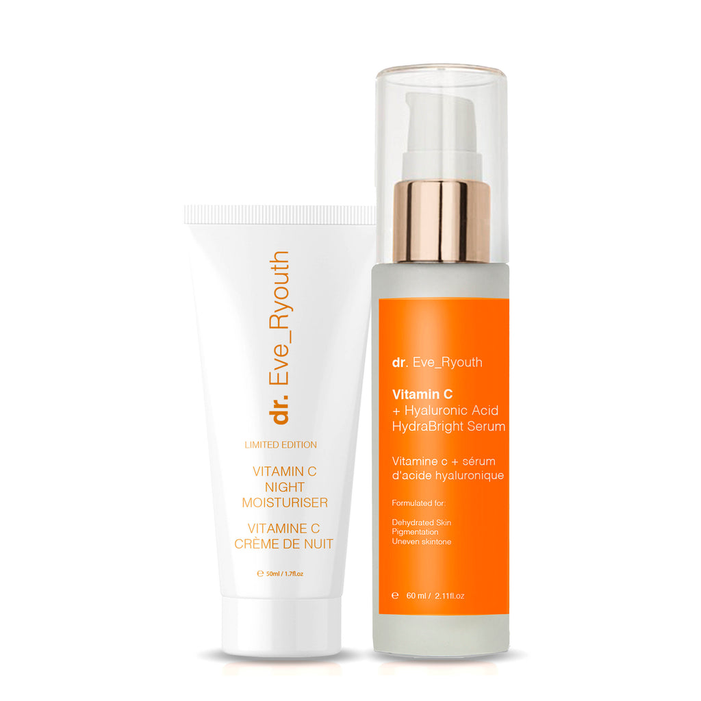 Vitamin C HydraBright Serum and Night Moisturiser Set dreveryouth