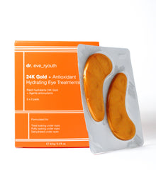 24K Gold + Antioxidant Hydrating Eye Treatments Pads (5 x 2)
